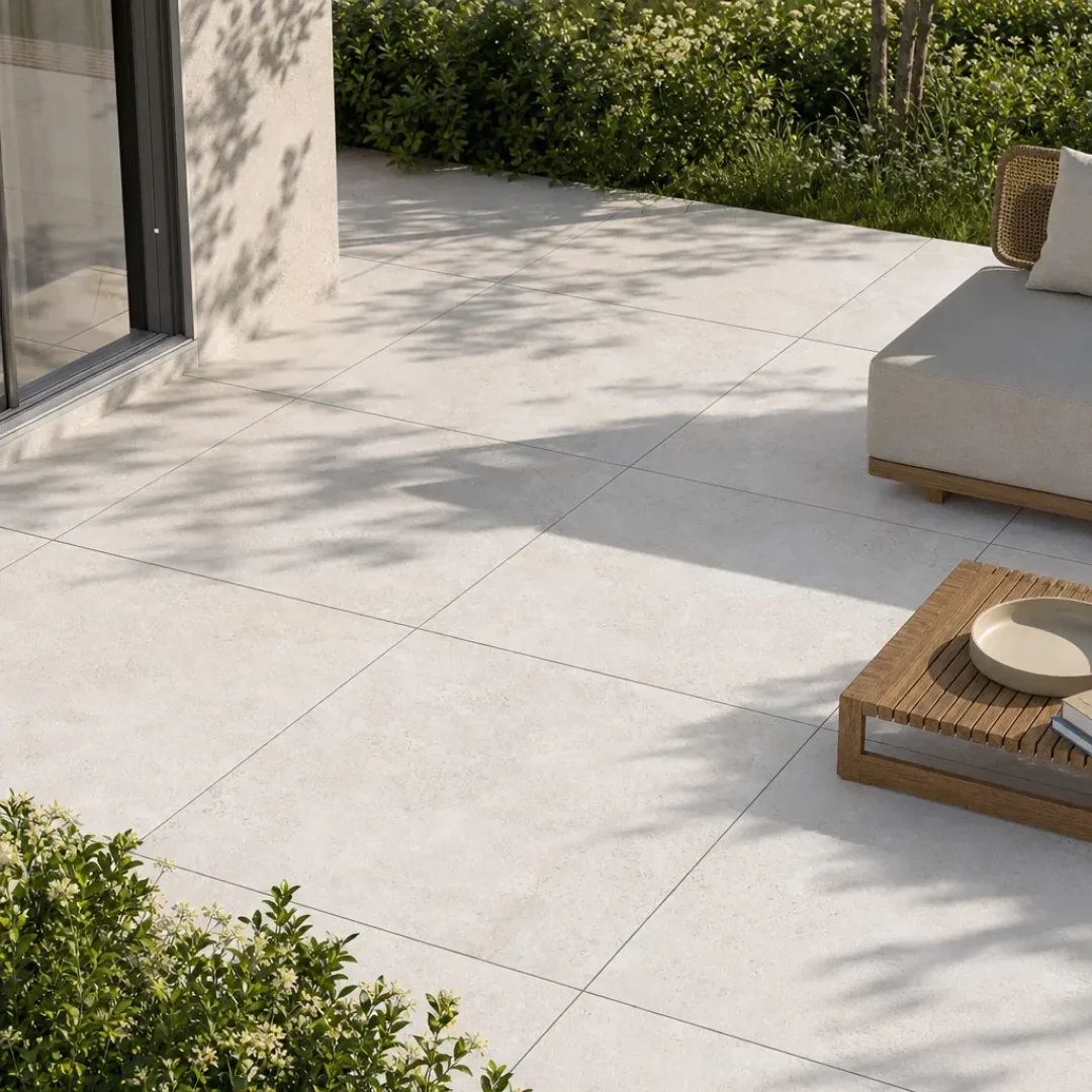 Dolomia Stone 20mm White 90x90 - Esterno
